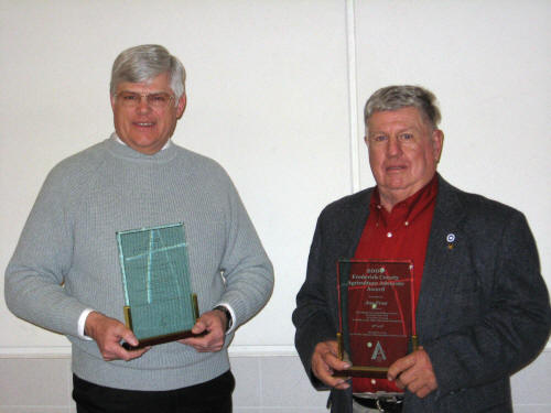 Pictured from left to right, Chester Martin, Joe Free Photo taken by Arlene Atkins.